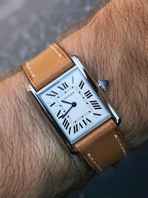 cartier tank must large strap